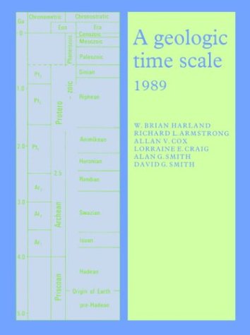 9780521387651: A Geologic Time Scale 1989 (Cambridge Earth Science Series)