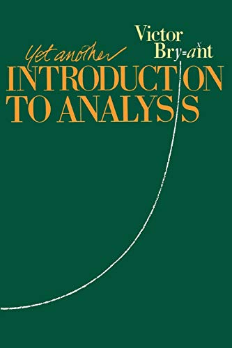 

Yet Another Introduction to Analysis
