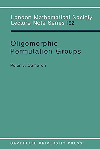 Beispielbild fr Oligomorphic Permutation Groups zum Verkauf von Chiron Media
