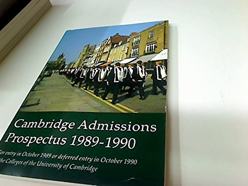9780521388788: Cambridge University Handbook 1989–90