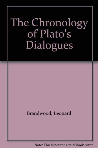 Stock image for The Chronology of Plato's Dialogues for sale by Labyrinth Books