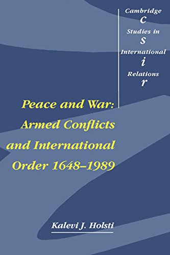 Beispielbild fr Peace and War : Armed Conflicts and International Order, 1648-1989 zum Verkauf von Better World Books