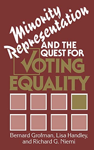 Stock image for Minority Representation and the Quest for Voting Equality for sale by G. & J. CHESTERS