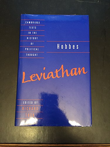 Hobbes: Leviathan (Cambridge Texts in the History of Political Thought) (9780521394925) by Hobbes, Thomas