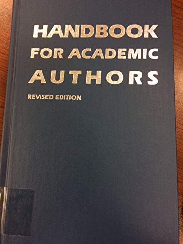 Beispielbild fr Handbook for Academic Authors zum Verkauf von HPB-Red