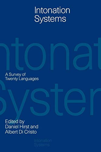 9780521395502: Intonation Systems: A Survey of Twenty Languages