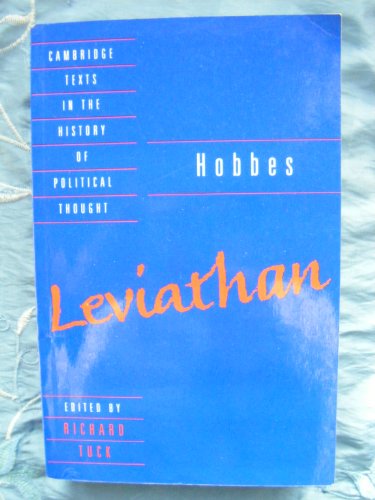 Beispielbild fr Hobbes: Leviathan (Cambridge Texts in the History of Political Thought) zum Verkauf von WorldofBooks