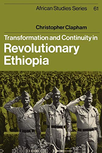 Stock image for Transformation and Continuity in Revolutionary Ethiopia (African Studies, Series Number 61) for sale by Rye Berry Books
