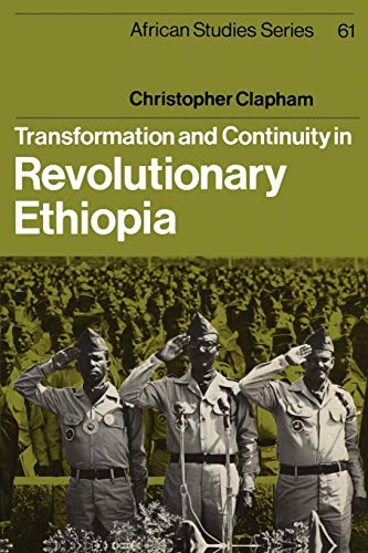 Stock image for Transformation and Continuity in Revolutionary Ethiopia (African Studies) for sale by Chiron Media