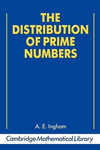 9780521397896: The Distribution of Prime Numbers