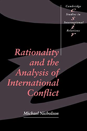 Stock image for Rationality & Analysis Int Conflict (Cambridge Studies in International Relations) for sale by Bahamut Media