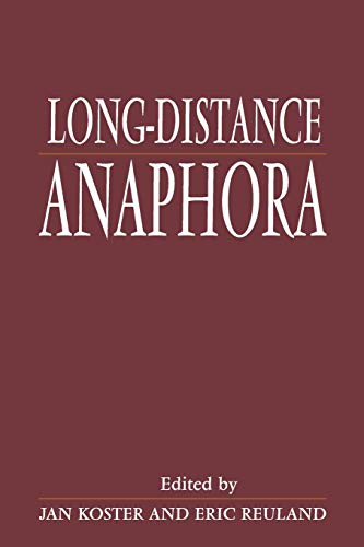 Imagen de archivo de Long-Distance Anaphora a la venta por Anybook.com