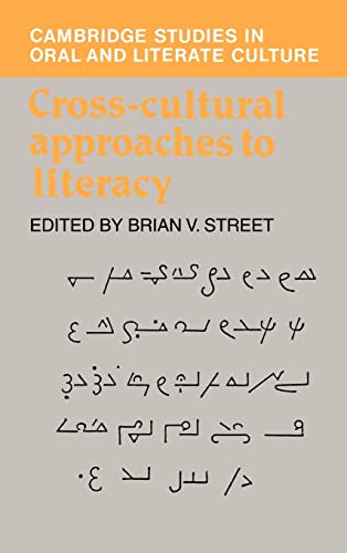 9780521401678: Cross-Cultural Approaches to Literacy