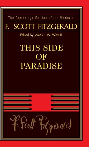 9780521402347: This Side of Paradise (The Cambridge Edition of the Works of F. Scott Fitzgerald)