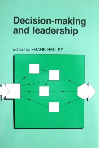 9780521403702: Decision Making and Leadership
