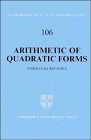 9780521404754: Arithmetic of Quadratic Forms (Cambridge Tracts in Mathematics, Series Number 106)