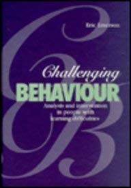9780521404853: Challenging Behaviour: Analysis and Intervention in People with Learning Disabilities