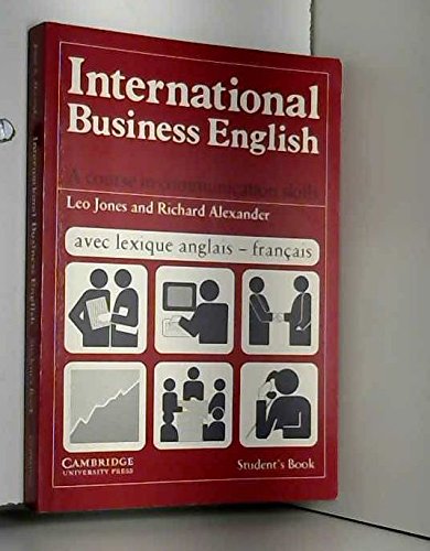 Beispielbild fr International Business English Student's book French edition: A Course in Communication Skills zum Verkauf von medimops