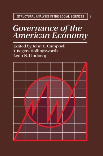 Stock image for Governance of the American Economy (Structural Analysis in the Social Sciences, Series Number 5) for sale by HPB-Red