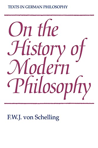 Beispielbild fr On the History of Modern Philosophy zum Verkauf von Chiron Media