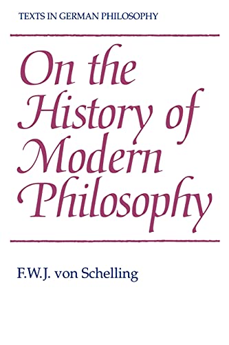 Imagen de archivo de On the History of Modern Philosophy a la venta por ThriftBooks-Atlanta
