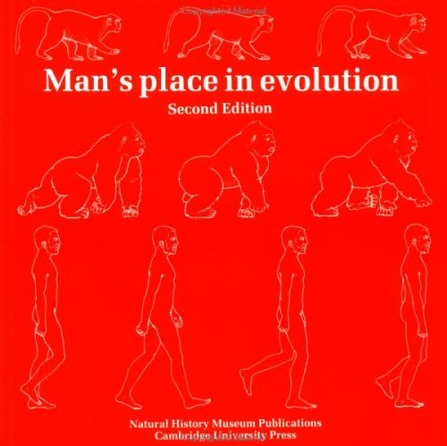 9780521408646: Man's place in evolution (Natural History Museum Publications)
