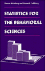 Imagen de archivo de STATISTICS FOR THE BEHAVIORAL SCIENCES. a la venta por Nelson & Nelson, Booksellers