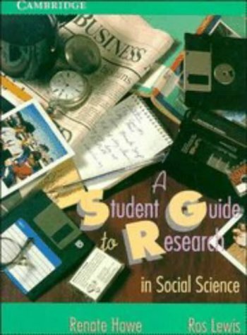 Beispielbild fr A Student Guide to Research in Social Science zum Verkauf von Better World Books