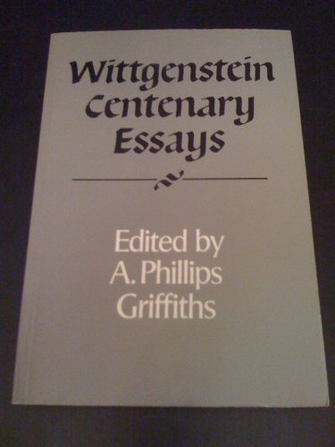 Imagen de archivo de Wittgenstein : Centenary Essays a la venta por Better World Books