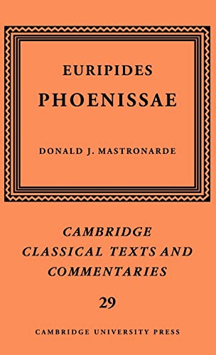 9780521410717: Euripides: Phoenissae: 29 (Cambridge Classical Texts and Commentaries, Series Number 29)
