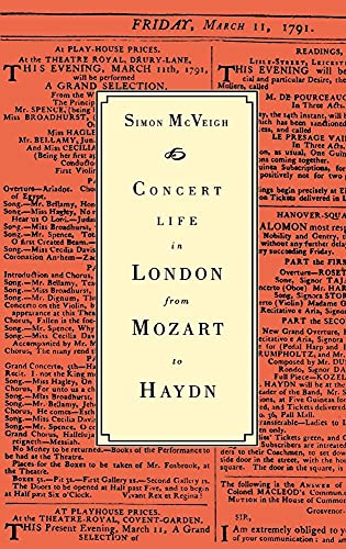 9780521413534: Concert Life in London from Mozart to Haydn