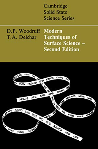 Stock image for Modern Techniques of Surface Science (Cambridge Solid State Science Series) for sale by HPB-Red