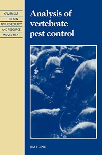 Imagen de archivo de Analysis of Vertebrate Pest Control a la venta por Better World Books