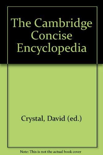 9780521416146: Cambridge Concise Encyclopedia
