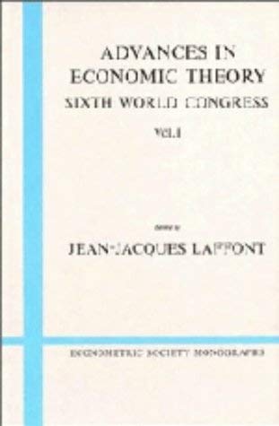 Imagen de archivo de Advances in Economic Theory Two Volumes: Sixth World Congress a la venta por Rain Dog Books