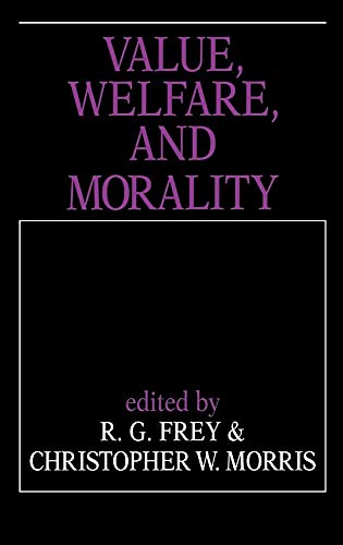 Imagen de archivo de Value, Welfare, and Morality a la venta por AwesomeBooks