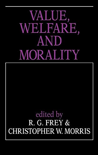 9780521416962: Value, Welfare, and Morality