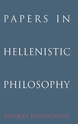 Imagen de archivo de Papers in Hellenistic Philosophy a la venta por Zubal-Books, Since 1961