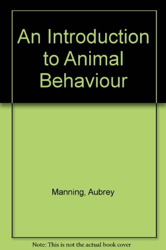 9780521417594: An Introduction to Animal Behaviour