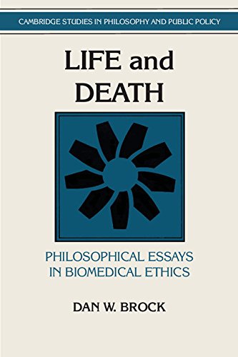 Stock image for Life and Death : Philosophical Essays in Biomedical Ethics for sale by Better World Books