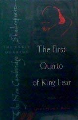 Beispielbild fr The First Quarto of King Lear (The New Cambridge Shakespeare: The Early Quartos) zum Verkauf von AwesomeBooks