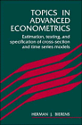 9780521419000: Topics in Advanced Econometrics: Estimation, Testing, and Specification of Cross-Section and Time Series Models