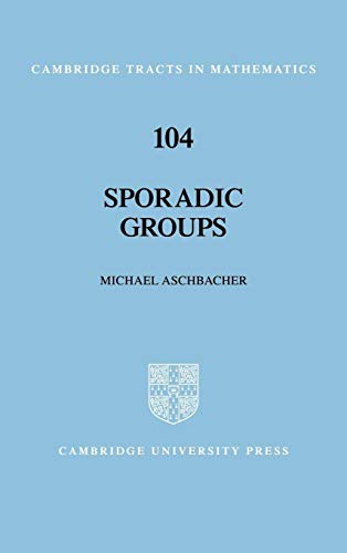 Imagen de archivo de Sporadic Groups a la venta por Moe's Books