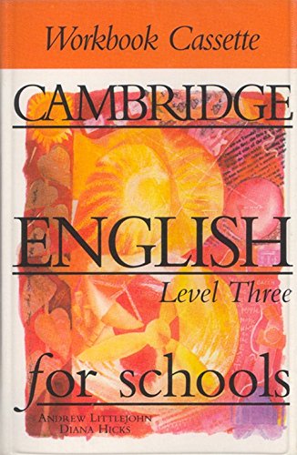 Beispielbild fr Cambridge English for Schools 3 Workbook Cassette zum Verkauf von Buchpark