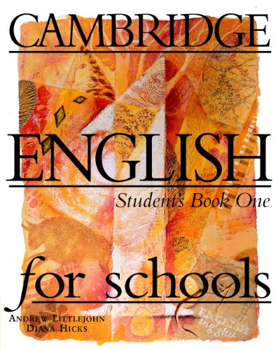 Beispielbild fr CAMBRIDGE ENGLISH FOR SCHOOLS zum Verkauf von Buchpark