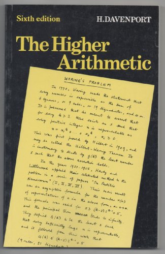 9780521422277: The Higher Arithmetic