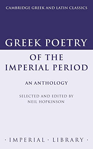 9780521423137: Greek Poetry of the Imperial Period: An Anthology