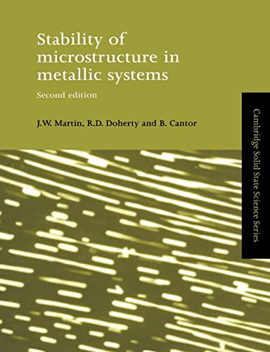 9780521423168: Stability of Microstructure in Metallic Systems 2nd Edition Paperback (Cambridge Solid State Science Series)