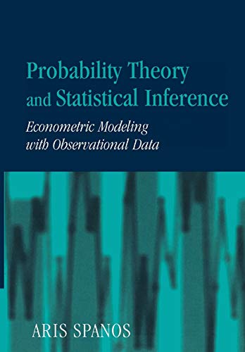 Stock image for Probability Theory and Statistical Inference: Econometric Modeling with Observational Data for sale by Chiron Media