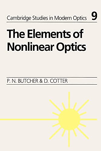 Beispielbild fr The Elements of Nonlinear Optics zum Verkauf von Better World Books